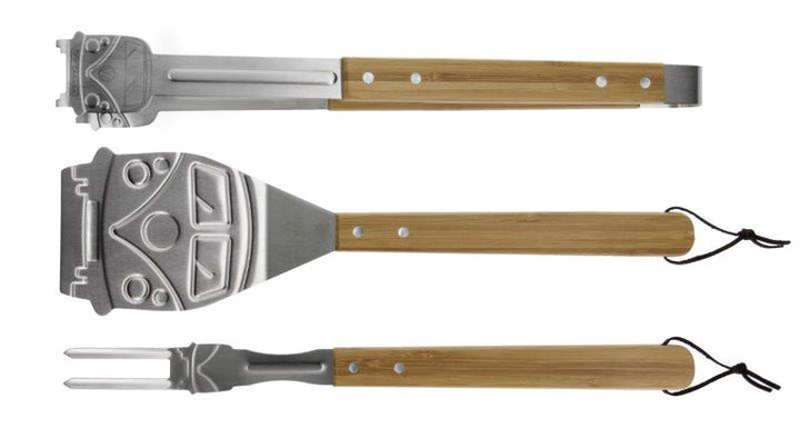 VW T1 BUS BBQ UTENSIL SET WITH CARRYING CASE