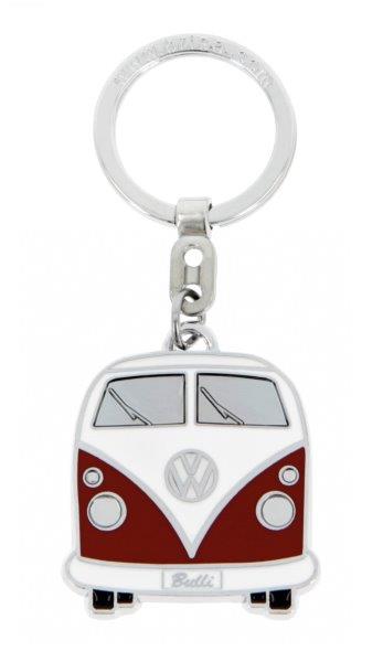 VW T1 BUS KEY RING IN GIFT TIN - RED