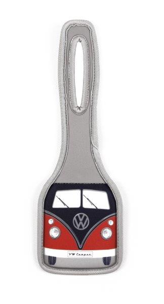 VW T1 BUS LUGGAGE TAG - RED/BLACK