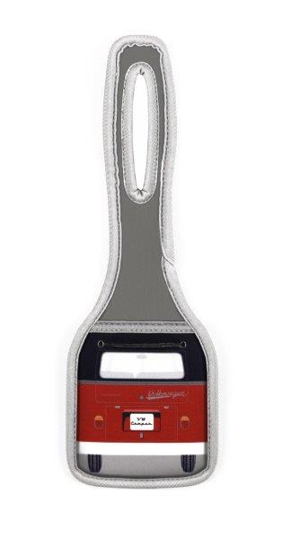 VW T1 BUS LUGGAGE TAG - RED/BLACK