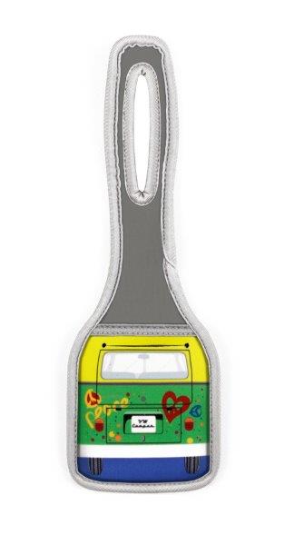 VW T1 BUS LUGGAGE TAG - PEACE