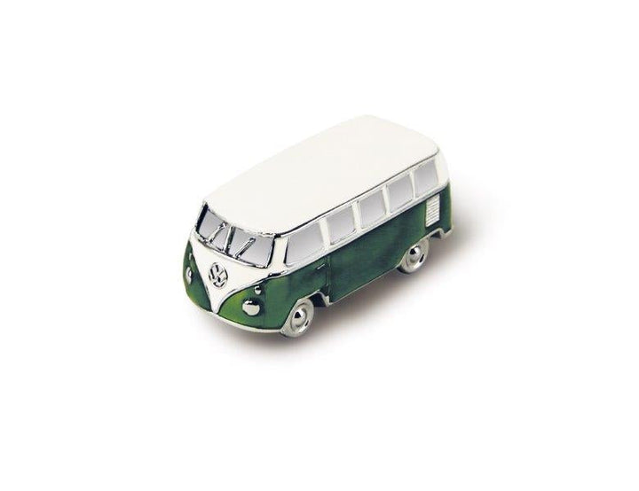 VW T1 BUS 3D MINI MODEL MAGNET IN GIFT TIN - GREEN