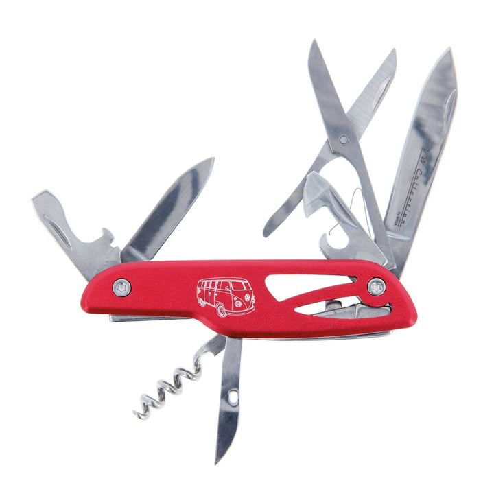VW T1 Bus Pocket Knife with Gift Tin - Red