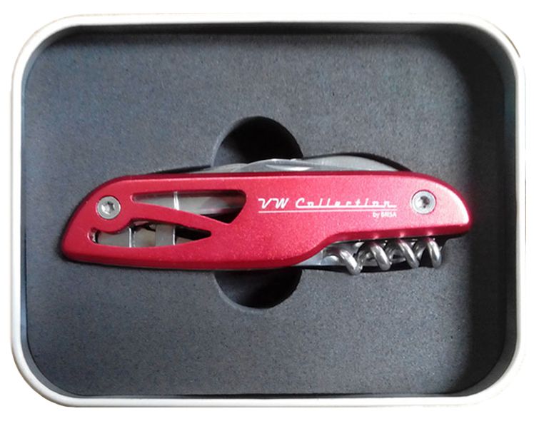 VW T1 Bus Pocket Knife with Gift Tin - Red