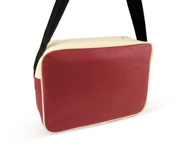 VW T1 BUS SHOULDER BAG LANDSCAPE - RED