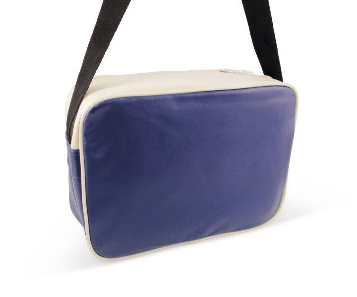 VW T1 BUS SHOULDER BAG LANDSCAPE - BLUE