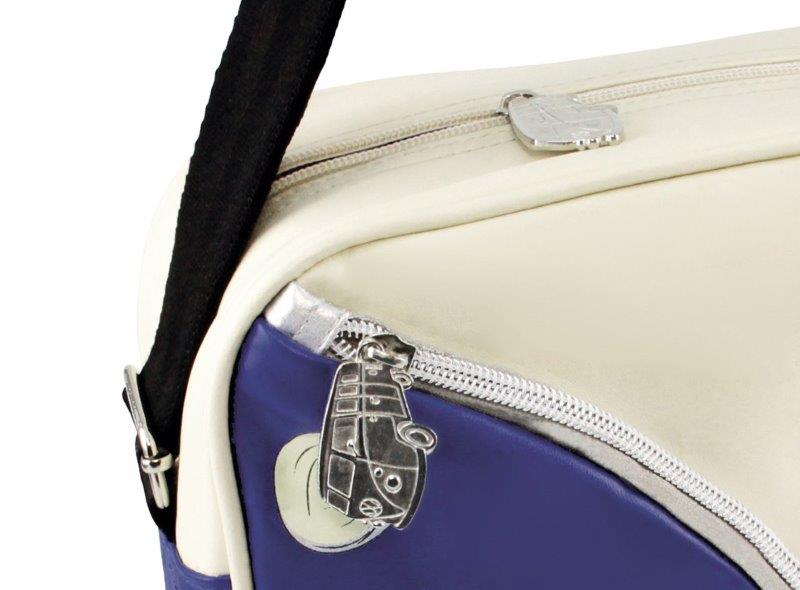 VW T1 BUS SHOULDER BAG LANDSCAPE - BLUE