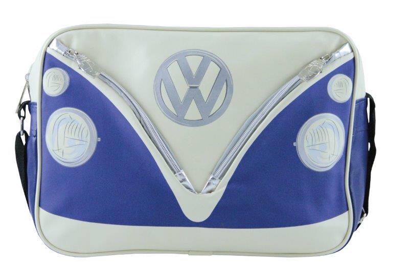 VW T1 BUS SHOULDER BAG LANDSCAPE - BLUE