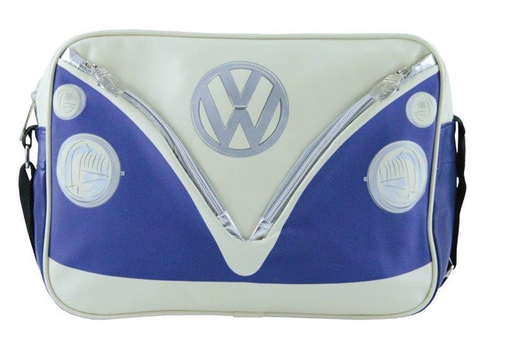 VW T1 BUS SHOULDER BAG LANDSCAPE - BLUE