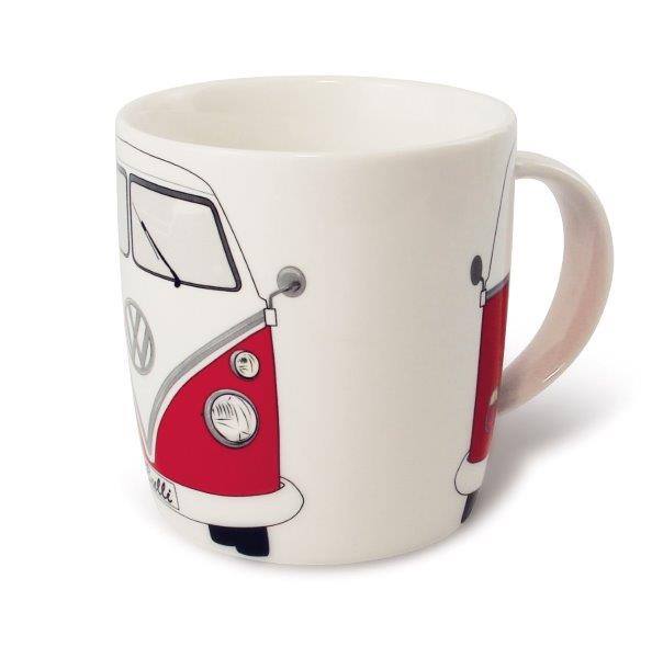 VW T1 BUS COFFEE MUG 370ml IN GIFT BOX - RED