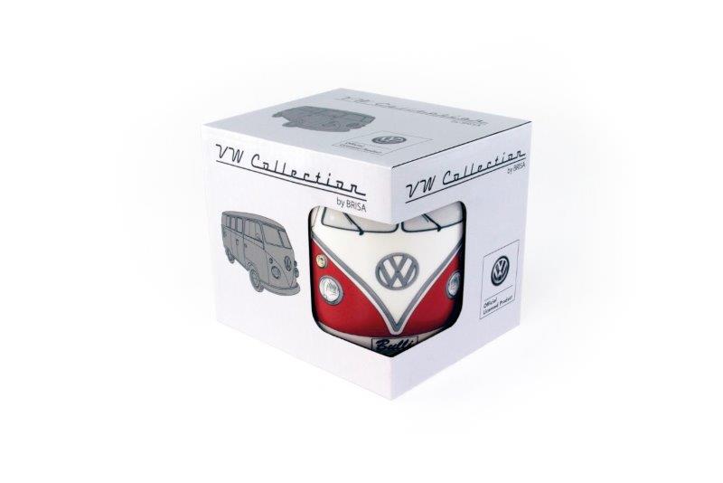 VW T1 BUS COFFEE MUG 370ml IN GIFT BOX - RED
