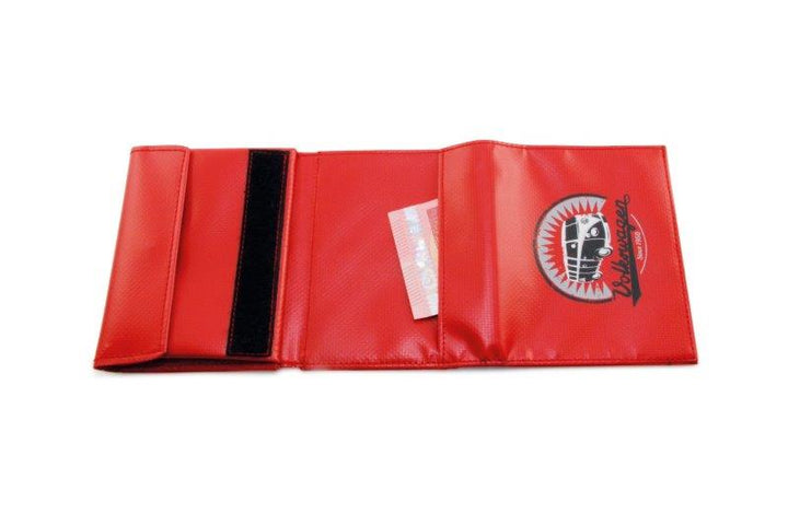 VW T1 BUS WALLET - VINTAGE LOGO/RED
