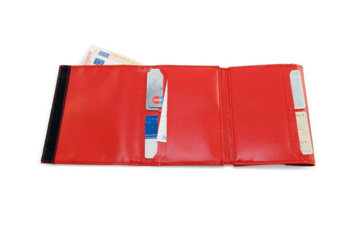 VW T1 BUS WALLET - VINTAGE LOGO/RED