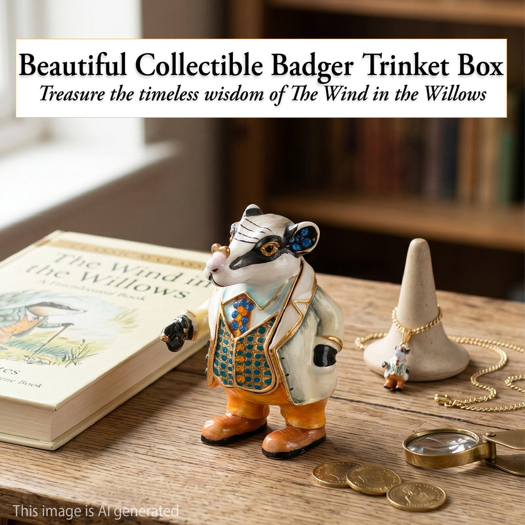 Cloisonné Collectible Wind In The Willows Badger