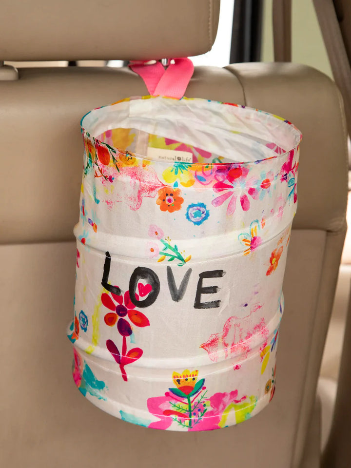 Pop Up Car Trash Can - Love