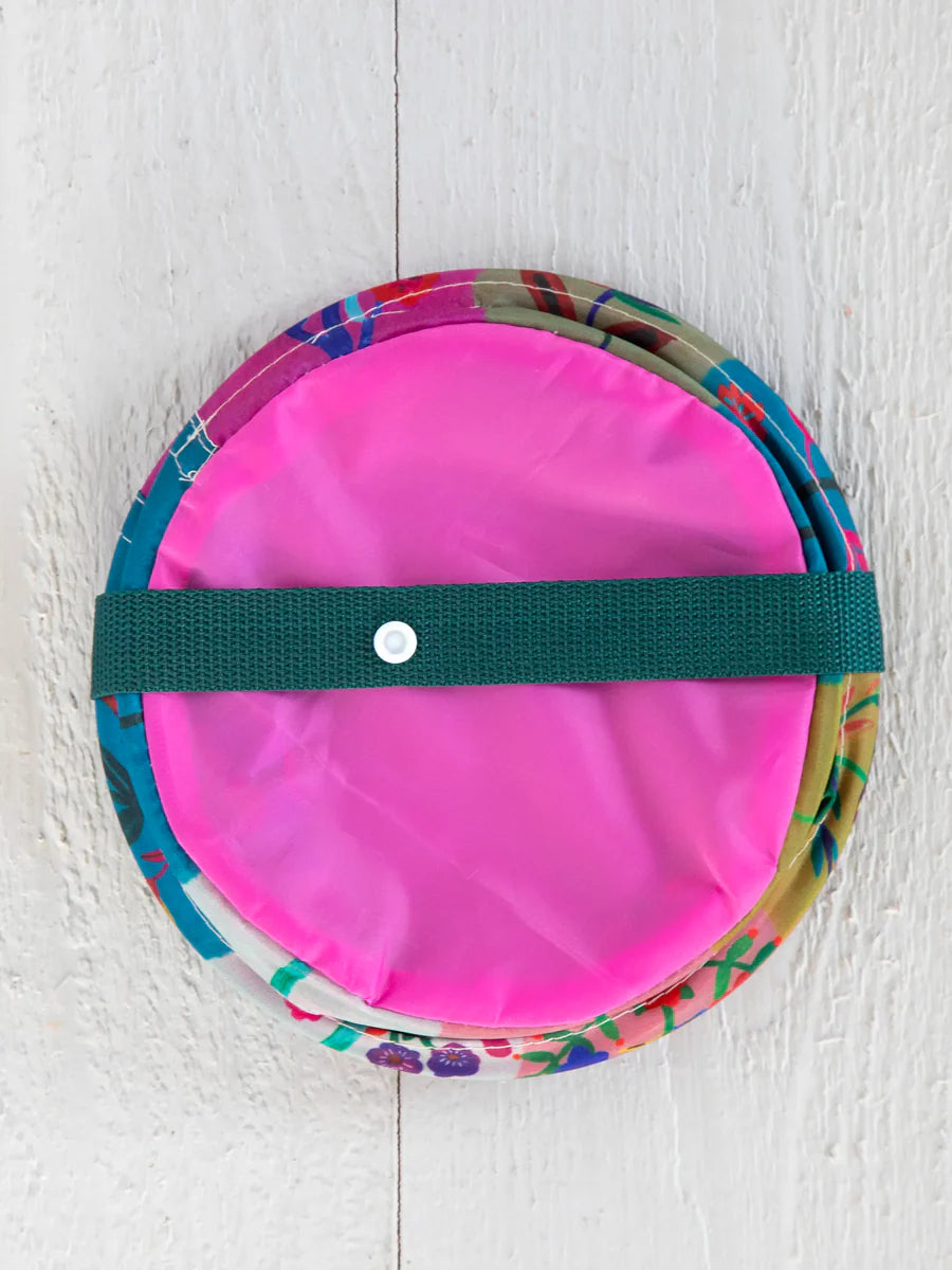 Pop Up Car Trash Can - Folk Flower