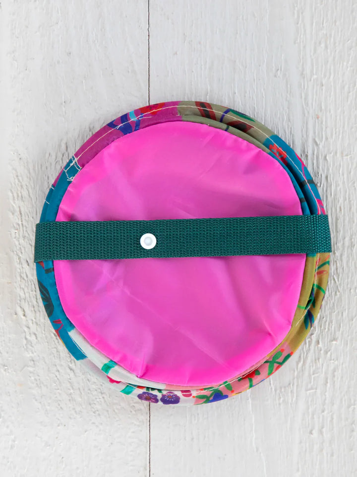 Pop Up Car Trash Can - Folk Flower