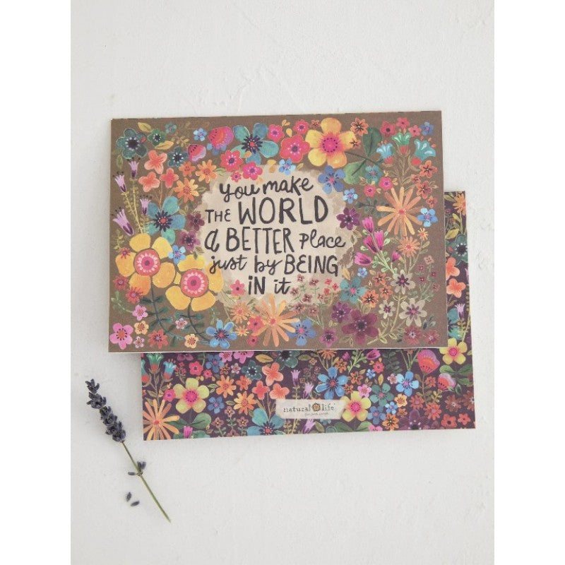 Gift Greeting Card Set - Make the World better