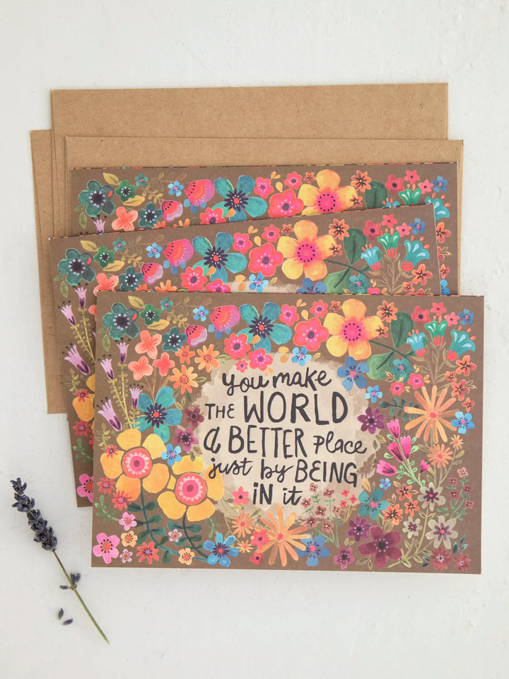 Gift Greeting Card Set - Make the World better