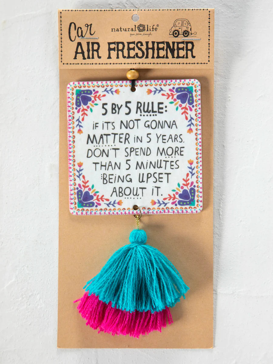 Air Freshener - 5 By 5 Rule