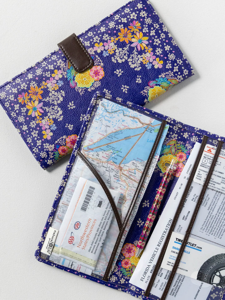 Car Document Holder - Navy