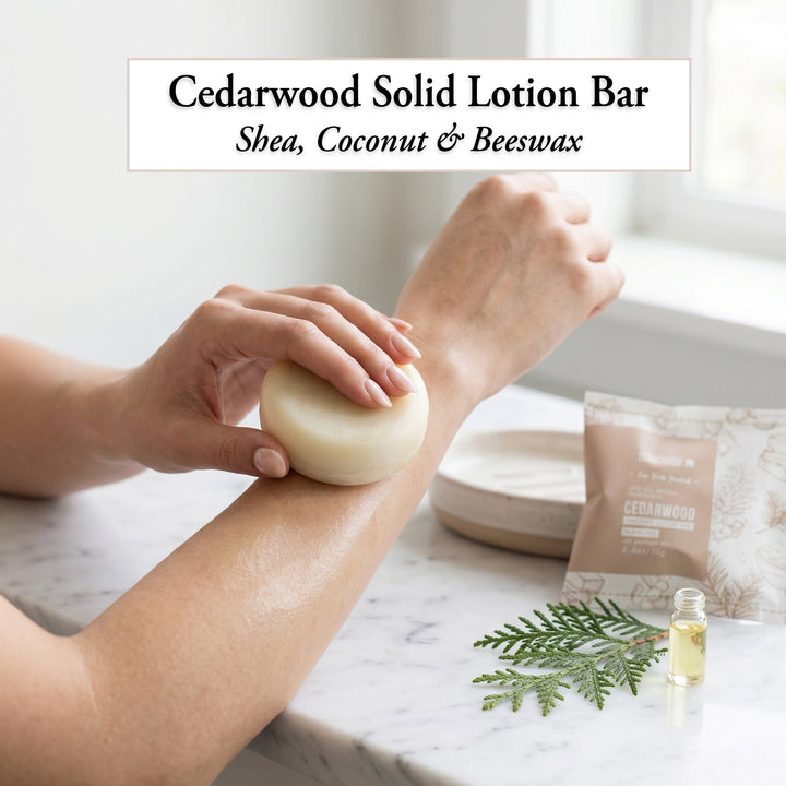 LOTION BAR HANDMADE CEDARWOOD