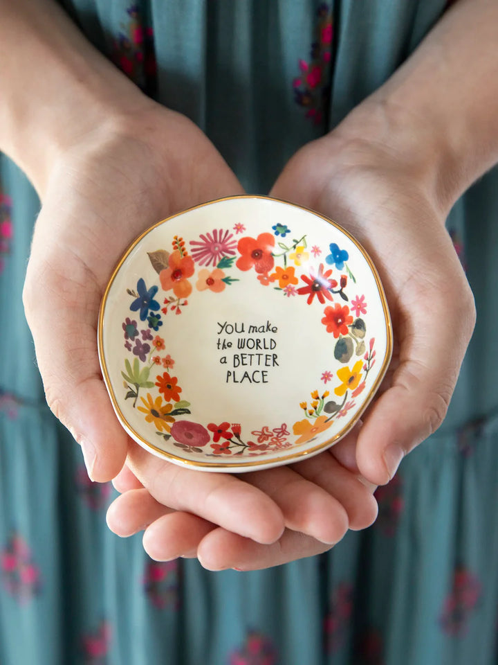 Perfect Little Trinket Bowl - You Make the World