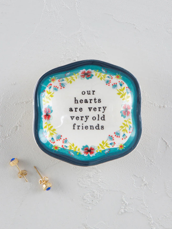 DISH TRNKT ARTISAN OUR HEARTS