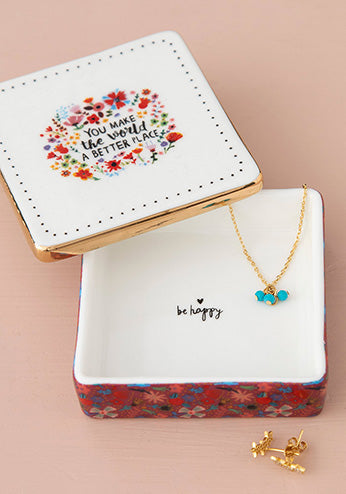 Ceramic Trinket Box Better Place