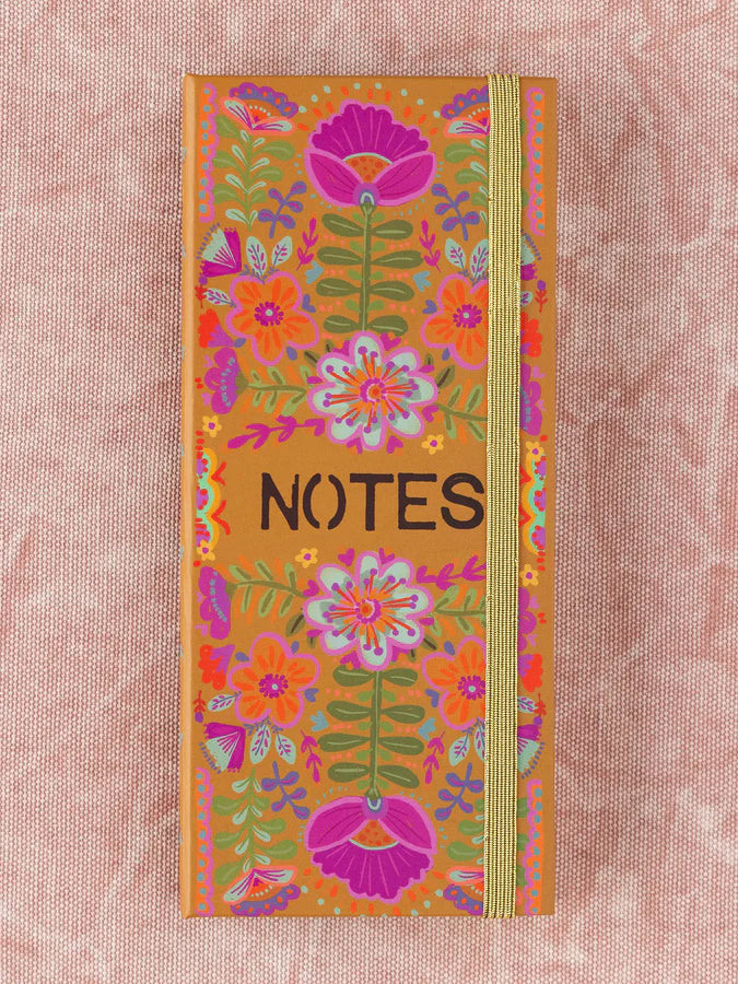 Sticky Note Book - Folk Flower