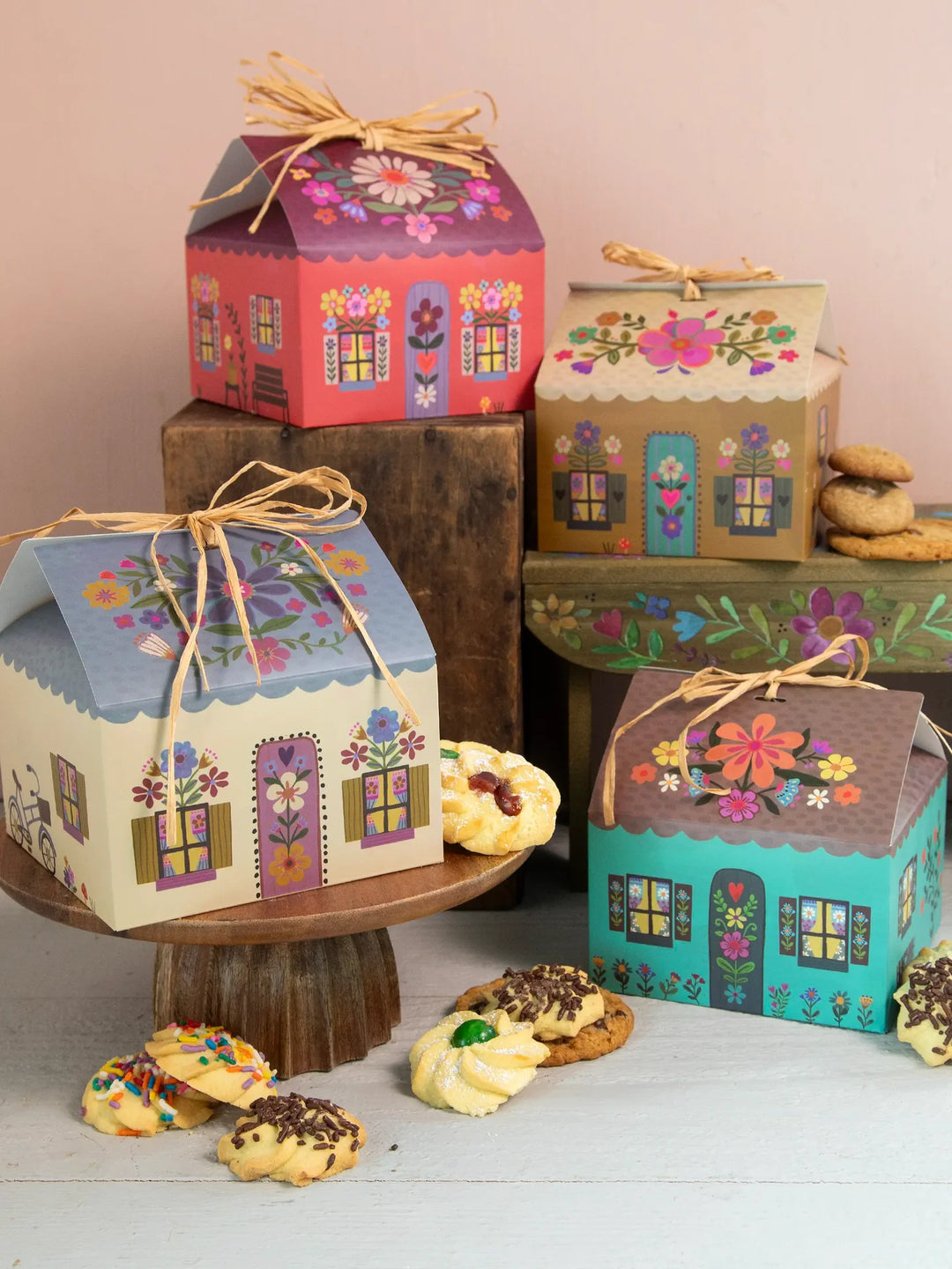 Little Cottage Boxes  - Set /20 Cottages