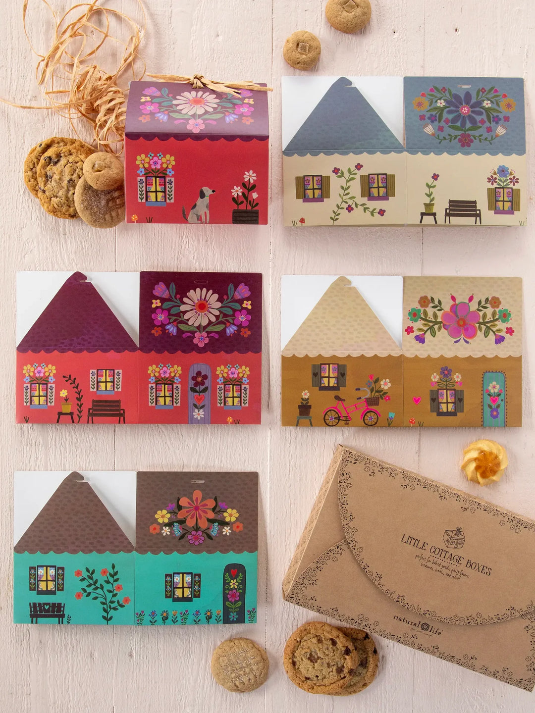 Little Cottage Boxes  - Set /20 Cottages