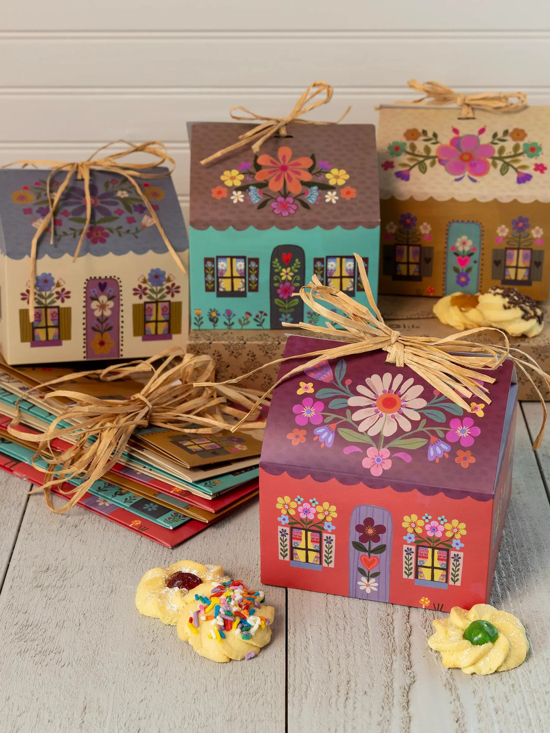 Little Cottage Boxes  - Set /20 Cottages