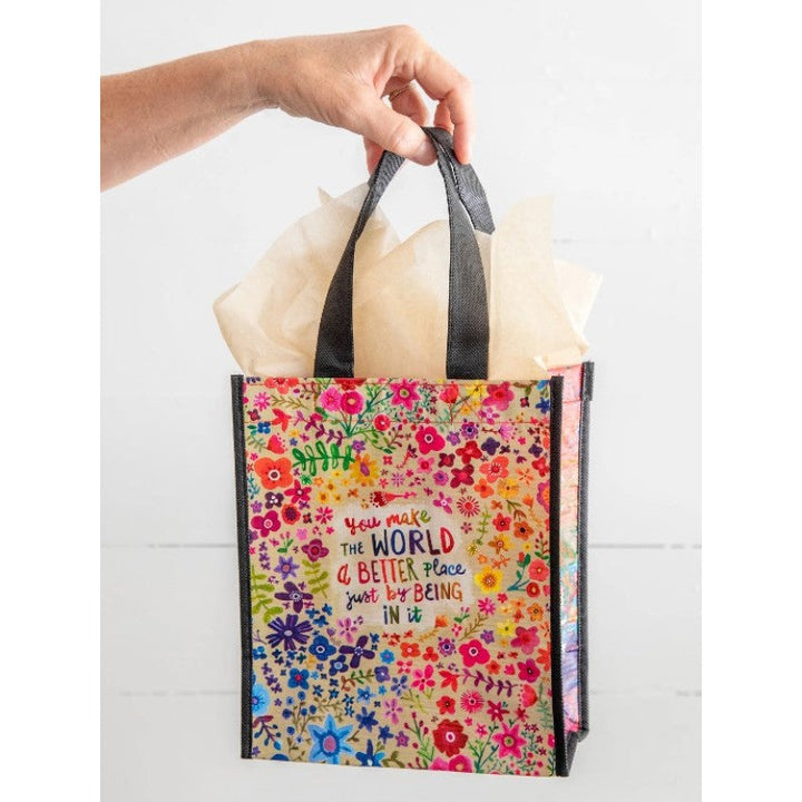 Gift Bag Recycled - You make the world MED