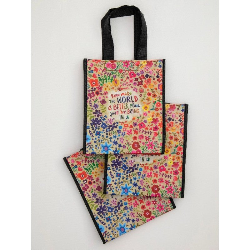 Gift Bag Recycled - You make the world MED