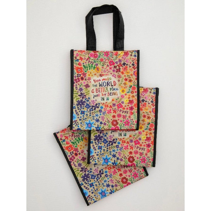 Gift Bag Recycled - You make the world MED
