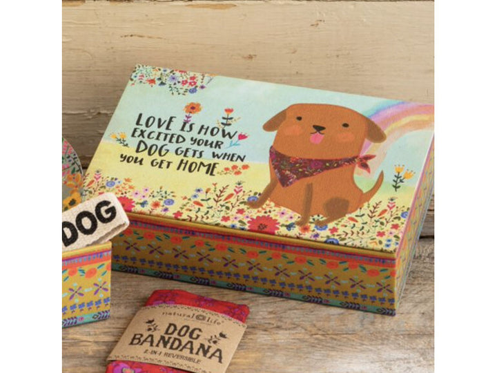 HAPPY GIFT BOX LGE - EXCITED DOG (Empty Box)