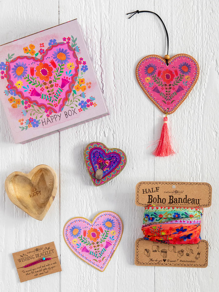 Happy Box - Folk Heart (Empty Box)