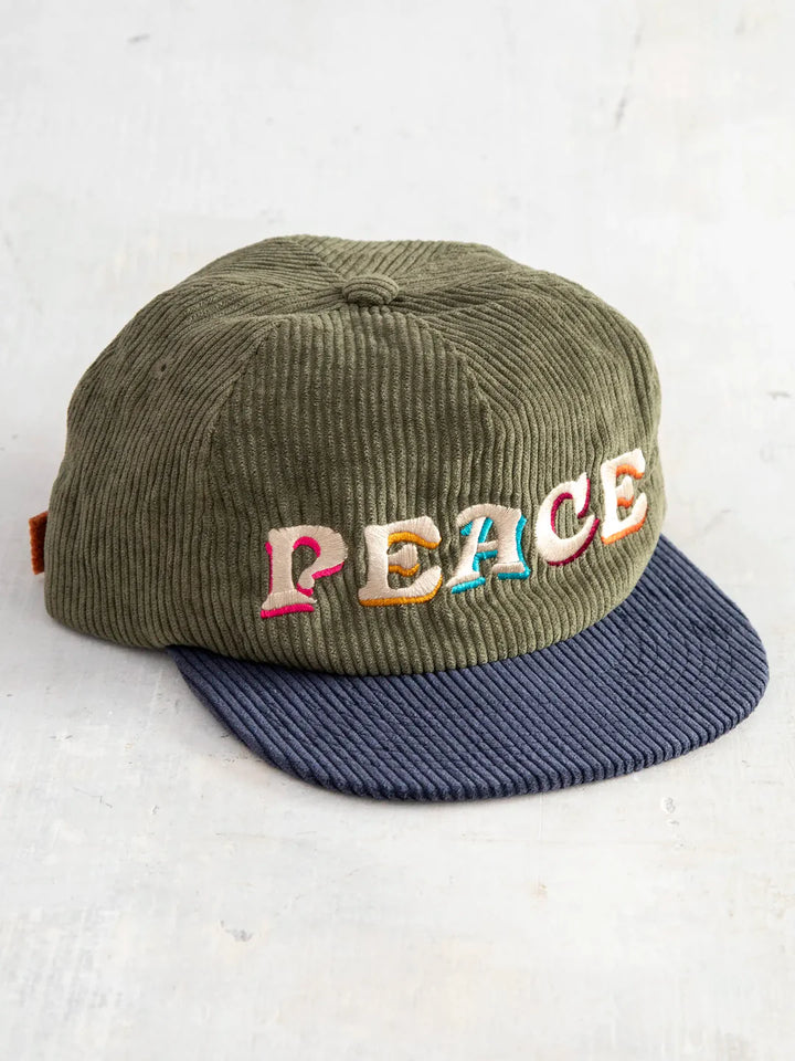 Cap Corduroy Snapback - Olive