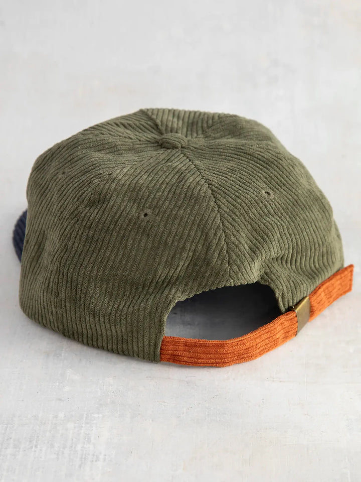 Cap Corduroy Snapback - Olive