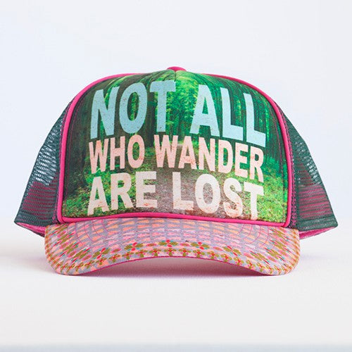 NL TRUCKER HAT NOT ALL WHO WANDER