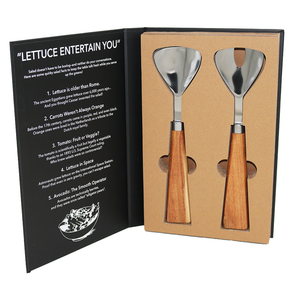 2 Piece Salad Server Book Box