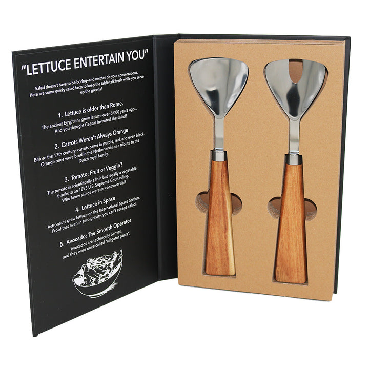2 Piece Salad Server Book Box