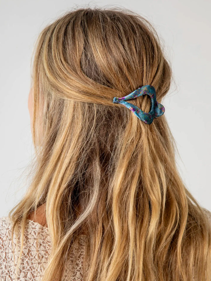 Boho Clip - Velvet Teal/Purple