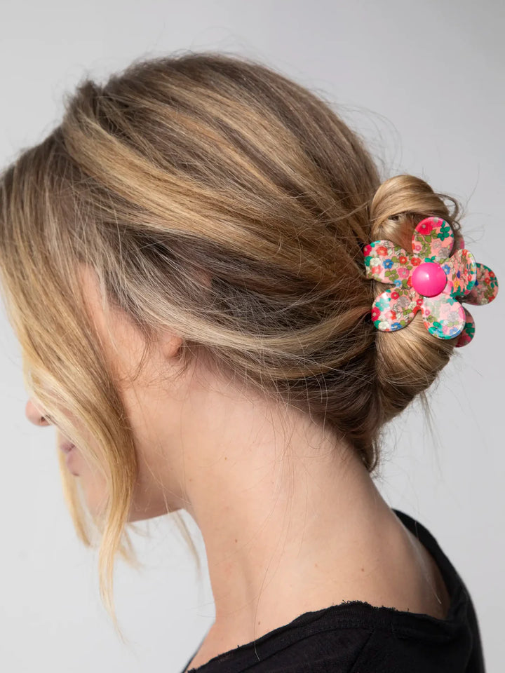 Flora Daisy Claw Clip - Vintage Garden