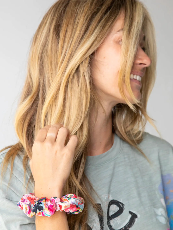 Hideaway Scrunchie Meadow - Pink