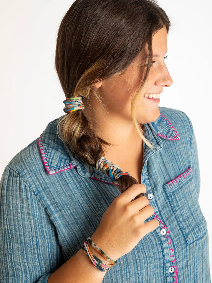 Boho Bands - Blue Fuchsia