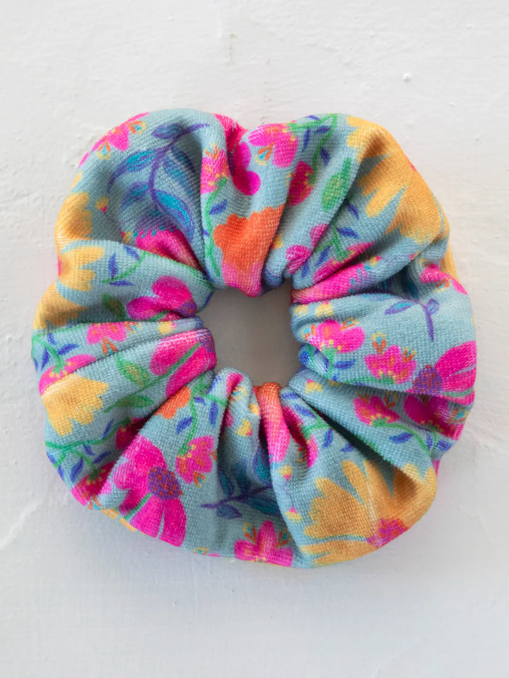 Quick Dry Microfiber Scrunchie - Yellow