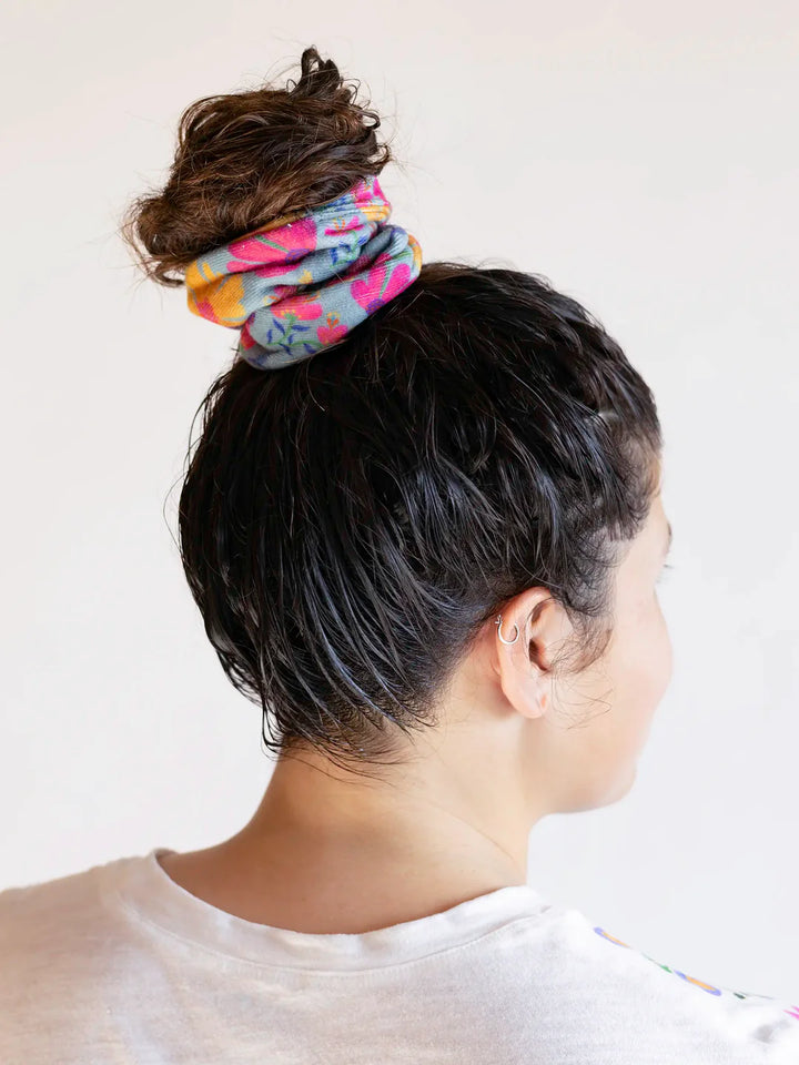 Quick Dry Microfiber Scrunchie - Yellow