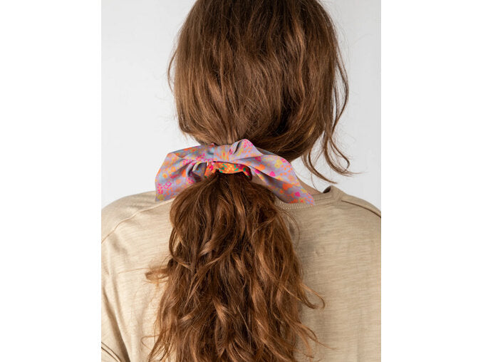 MIXED PRINT TIE SCRUNCHIE